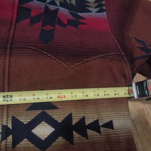 VTG Pendleton High Grade Southwestern Wool Western Wear Mid Length Jacket 🐎 - Picture 4 of 8